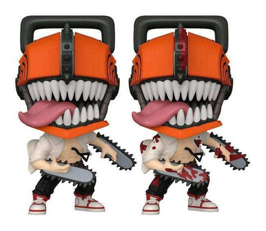 Chainsaw Man POP! Animation Vinyl Figuren Chainsaw Man w/CH(BD) 9 cm Sortiment (6) - Smalltinytoystore