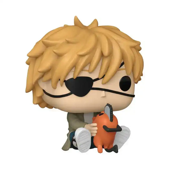 Chainsaw Man POP! Games Vinyl Figur Denji & Pochita 9 cm - Smalltinytoystore