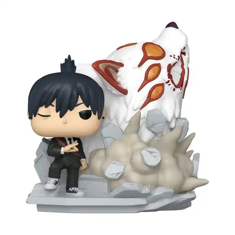 Chainsaw Man POP Moments Vinyl Figuren Aki (Fox Devil) 9 cm - Smalltinytoystore