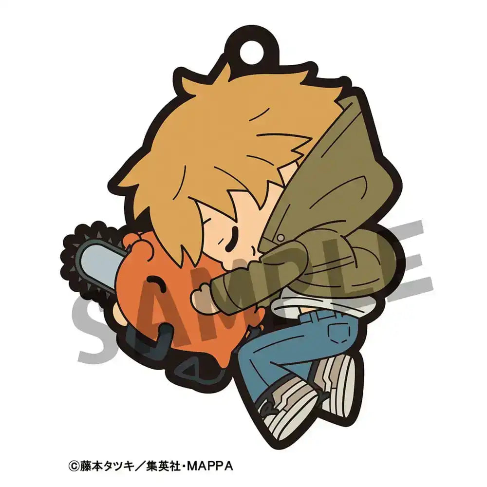 Chainsaw Man Rubber Mascot Buddycolle Gummi-Anhänger 6 cm Sortiment (6) - Smalltinytoystore