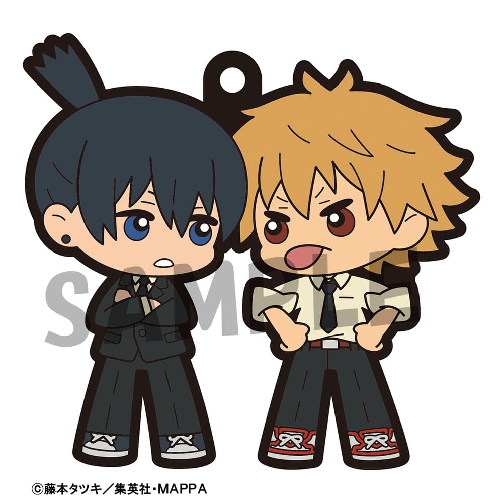 Chainsaw Man Rubber Mascot Buddycolle Gummi-Anhänger 6 cm Sortiment (6) - Smalltinytoystore