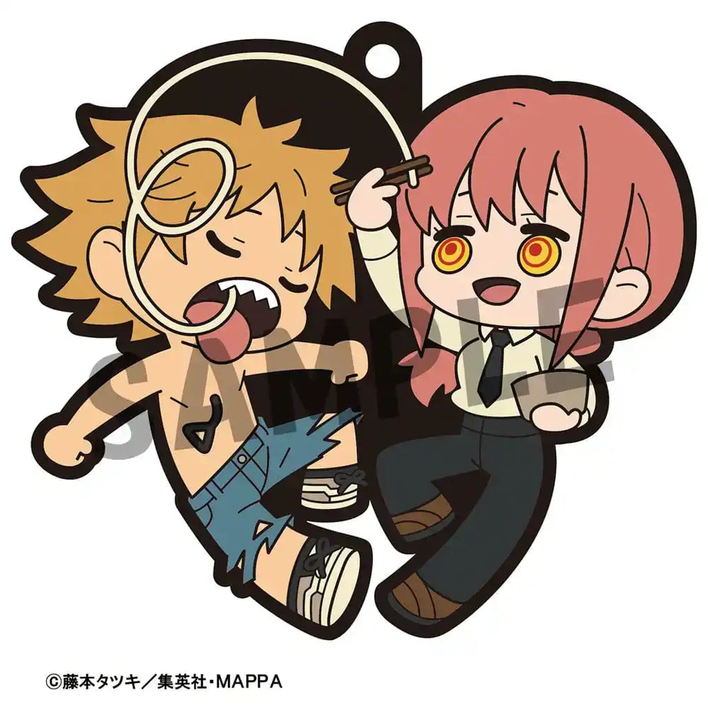 Chainsaw Man Rubber Mascot Buddycolle Gummi-Anhänger 6 cm Sortiment (6) - Smalltinytoystore