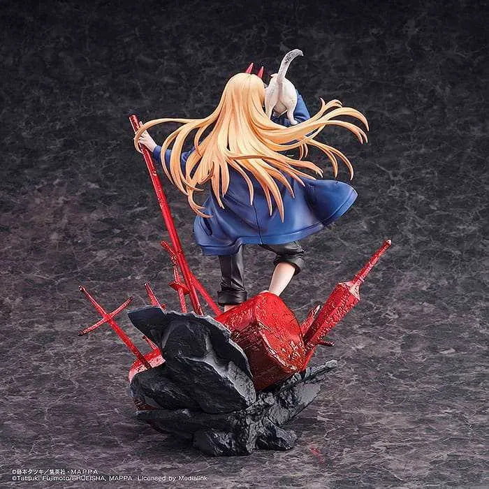 Chainsaw Man Statue 1/7 Power & Meowy 28 cm - Smalltinytoystore