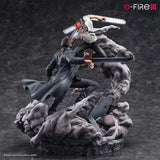 Chainsaw Man Statue Super Situation Figure Chainsaw Man vs. Samurai Sword 26 cm - Smalltinytoystore