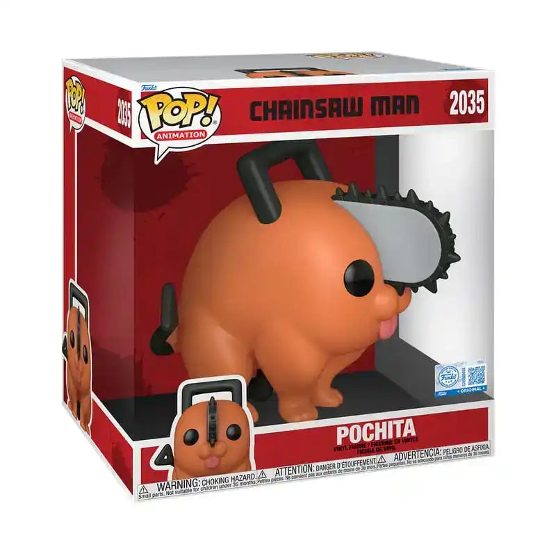 Chainsaw Man Super Sized Jumbo POP! Vinyl Figur Pochita 25 cm