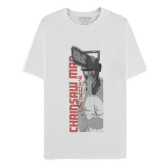 Chainsaw Man T-Shirt Chainsaw Man White Größe L - Smalltinytoystore