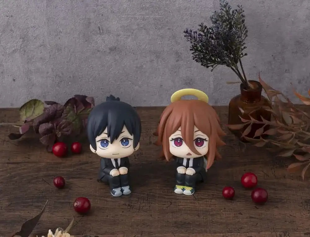 Chainsaw Man The Movie: Reze Arc Look Up PVC Statue Aki Hayakawa Smile Ver. & Angel Devil Set (with gift) 11 cm
