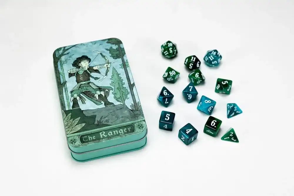 Character Class Classic RPG Würfel Set Ranger (14) - Smalltinytoystore