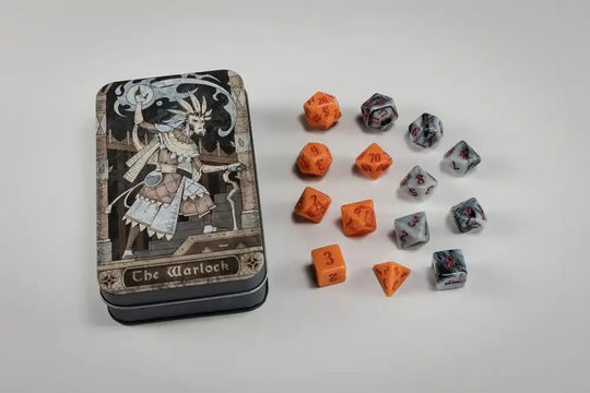 Character Class Classic RPG Würfel Set Warlock (14) - Smalltinytoystore