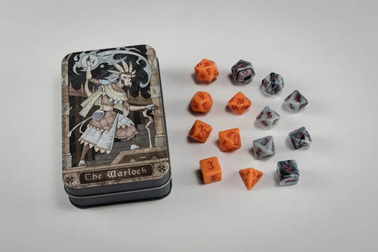 Character Class Classic RPG Würfel Set Warlock (14) - Smalltinytoystore