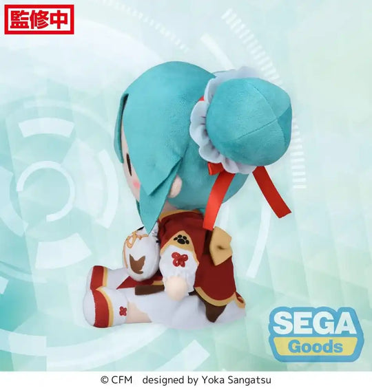 Character Vocal Series 01: Hatsune Miku Fuwa Petit Plüschfigur Hatsune Miku Going Out Series Chinatown Ver. M 22 cm - Smalltinytoystore
