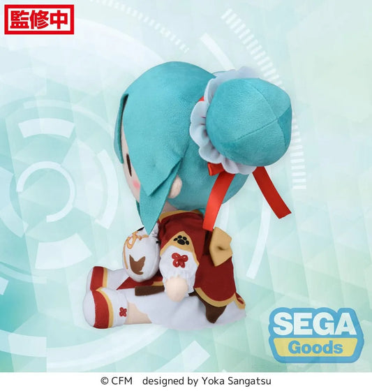 Character Vocal Series 01: Hatsune Miku Fuwa Petit Plüschfigur Hatsune Miku Going Out Series Chinatown Ver. M 22 cm - Smalltinytoystore