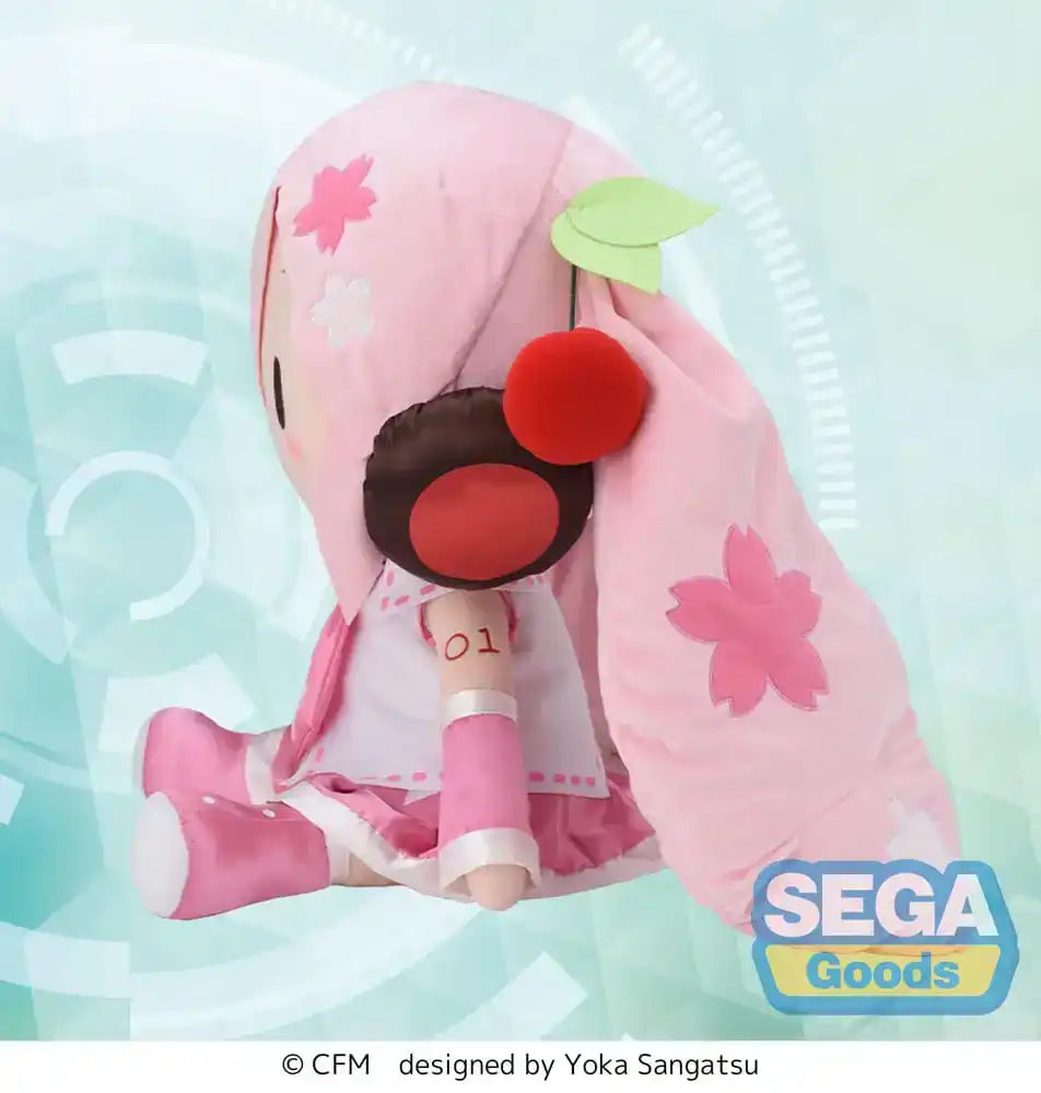 Character Vocal Series 01: Hatsune Miku Fuwa Petit Plüschfigur Sakura Miku Dodeka Jumbo 50 cm - Smalltinytoystore