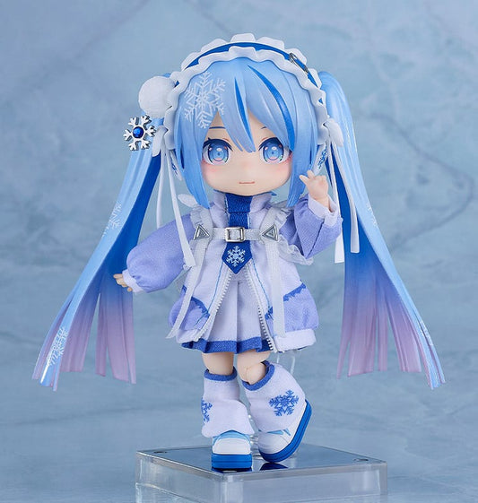 Character Vocal Series 01: Hatsune Miku Nendoroid Doll Actionfigur Snow Miku: Yukiiro Pop Ver. 14 cm - Smalltinytoystore