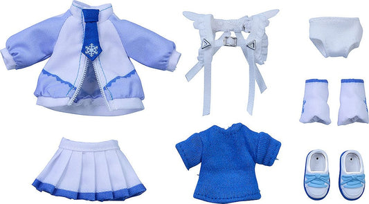Character Vocal Series 01: Hatsune Miku Nendoroid Zubehör-Set für Nendoroid Doll Actionfiguren Outfit Set: Snow Miku Yukiiro Pop Ver. - Smalltinytoystore