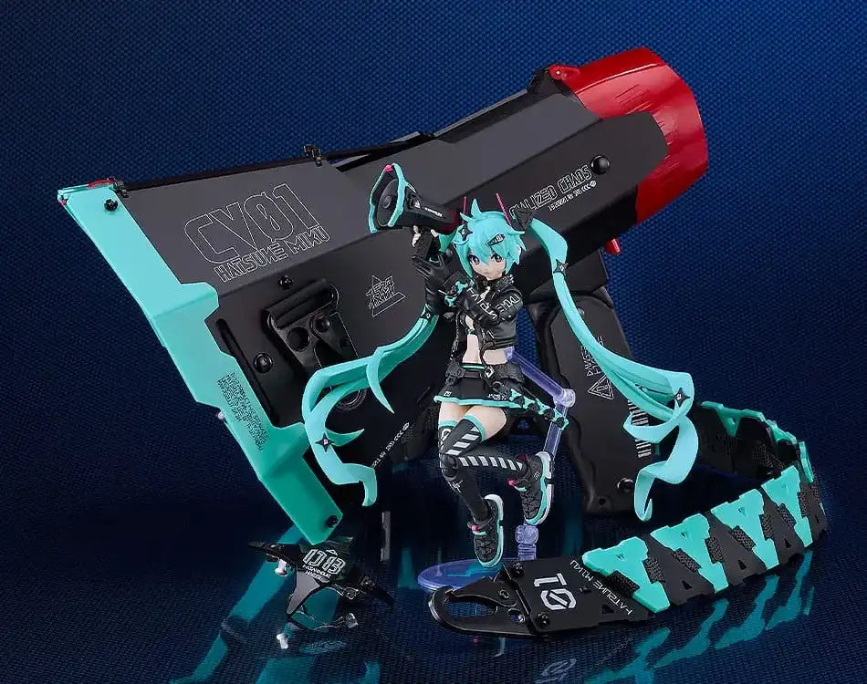 Character Vocal Series 01: Hatsune Miku Plamatea Plastic Model Kit Hatsune Miku: Chuocho Tactical Craft Ver. 15 cm