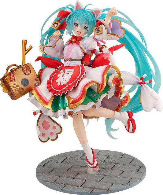Character Vocal Series 01: Hatsune Miku PVC Statue 1/7 Hatsune Miku: Maneki Miku Ver. 23 cm - Smalltinytoystore