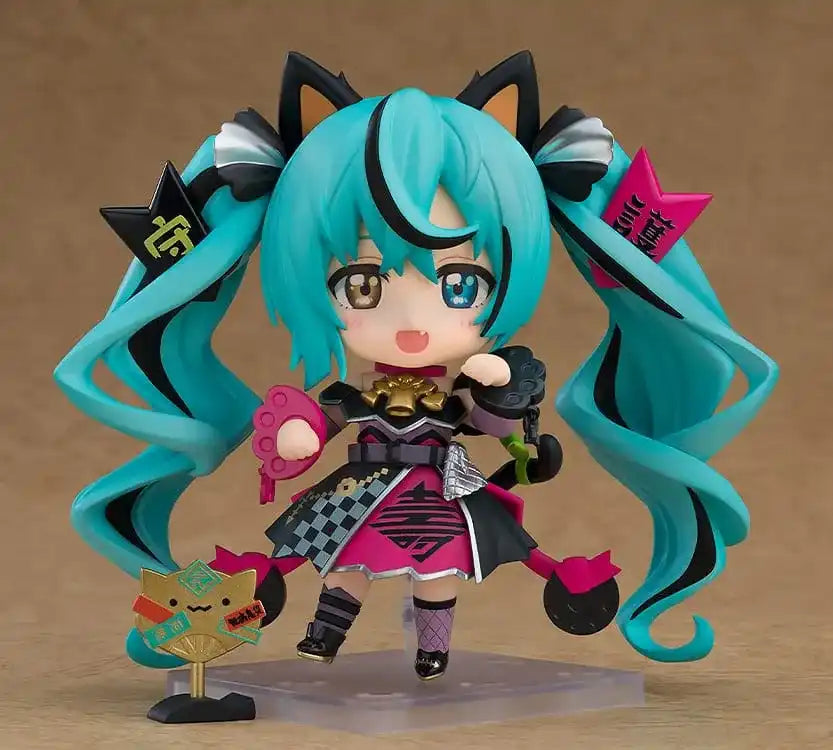 Character Vocal Series 01 Nendoroid Actionfigur Hatsune Miku: Black Maneki Miku Ver. 10 cm - Smalltinytoystore