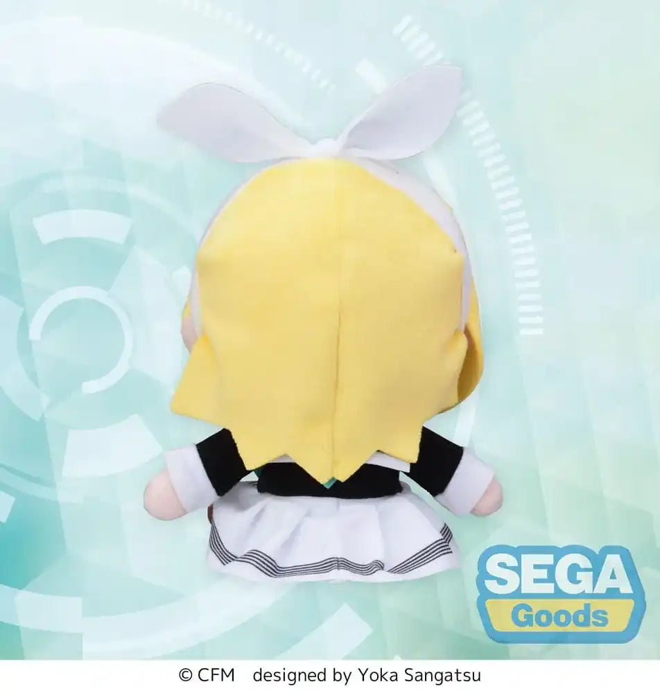 Character Vocal Series 02: Kagamine Rin/Len Fuwa Petit Mini Plüschfigur Kagamine Rin Uniform Ver. (EX) 16 cm - Smalltinytoystore