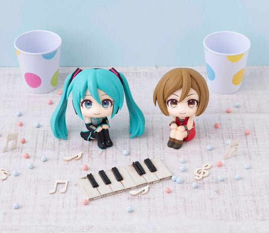 Character Vocal Series Look Up PVC Statue Hatsune Miku & Meiko Set (with gift) 11 cm - Smalltinytoystore