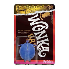 Charlie und die Schokoladenfabrik (1971) ReAction Actionfigur Wave 03 Violet Beauregarde (Blueberry) 10 cm - Smalltinytoystore