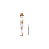 Charlie und die Schokoladenfabrik (1971) ReAction Actionfigur Wave 03 Willy Wonka (White Suit) 10 cm - Smalltinytoystore