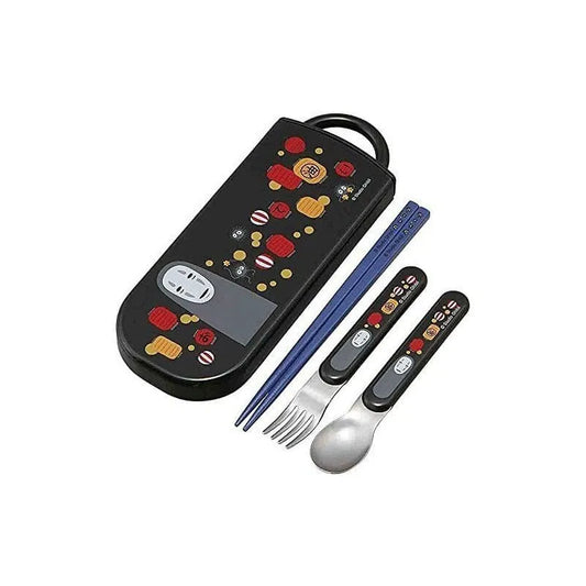 Chihiros Reise ins Zauberland Essstäbchen & Löffel & Gabel Set No Face & Lantern - Smalltinytoystore