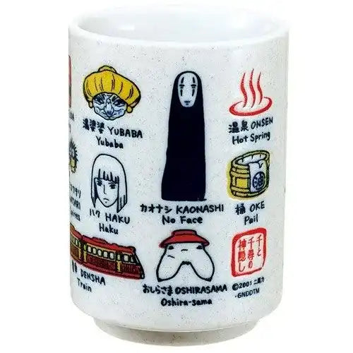 Chihiros Reise ins Zauberland Japanischer Teebecher Characters - Smalltinytoystore