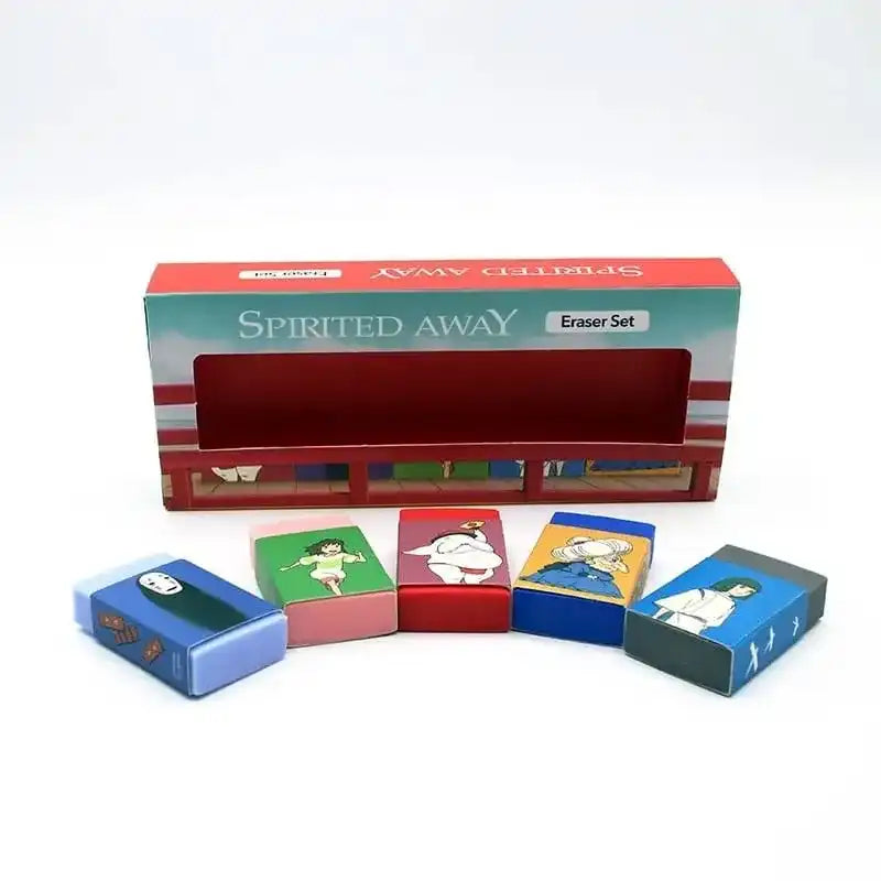 Chihiros Reise ins Zauberland Radiergummi Set (5) - Smalltinytoystore