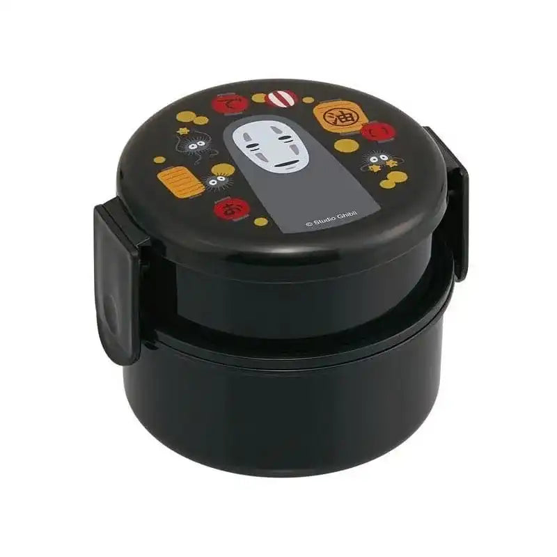 Chihiros Reise ins Zauberland Zweilagige runde Lunchbox No Face & Lantern - Smalltinytoystore