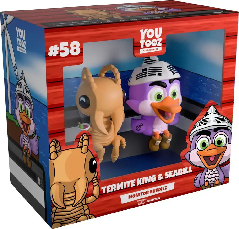 Chipper & Sons Lumber Co. Vinyl Figur Termite King and Seabill Monitor Buddiez 6 cm - Smalltinytoystore