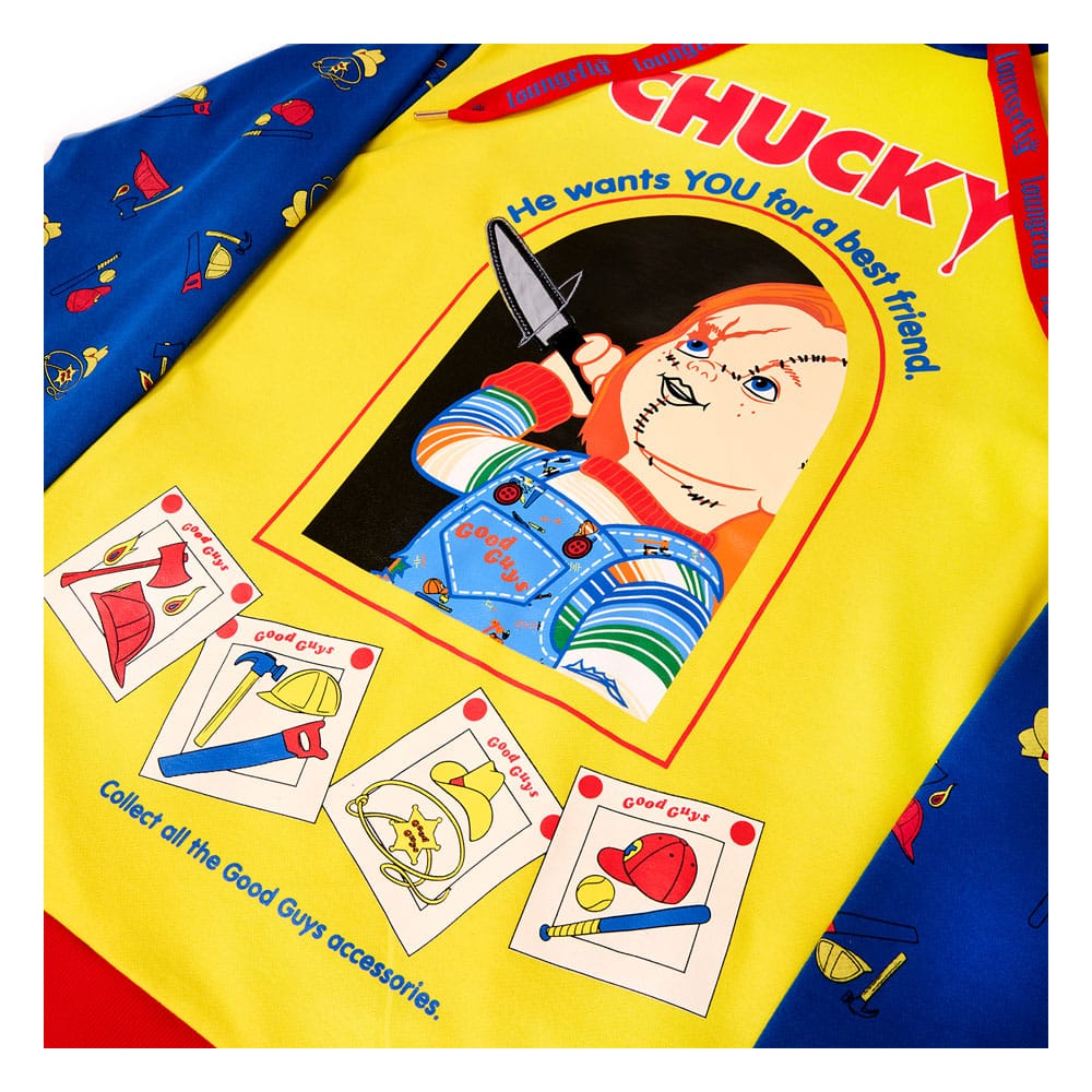 Chucky - Die Mörderpuppe by Loungefly Kapuzenjacke Chucky Größe L - Smalltinytoystore