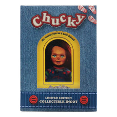 Chucky Die Mörderpuppe mit Spell Card Metallbarren Chucky Limited Edition - Smalltinytoystore