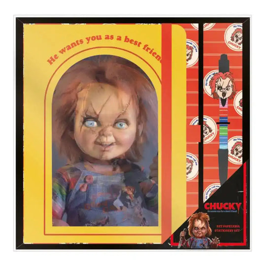 Chucky Schreibset - Smalltinytoystore