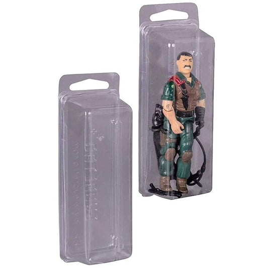 Clamshell PET Gehäuse 50er-Pack für Actionfiguren - Smalltinytoystore