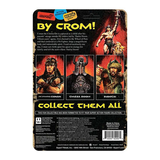 Conan der Barbar ReAction Actionfigur Wave 01 Pit Fighter Conan 10 cm - Smalltinytoystore