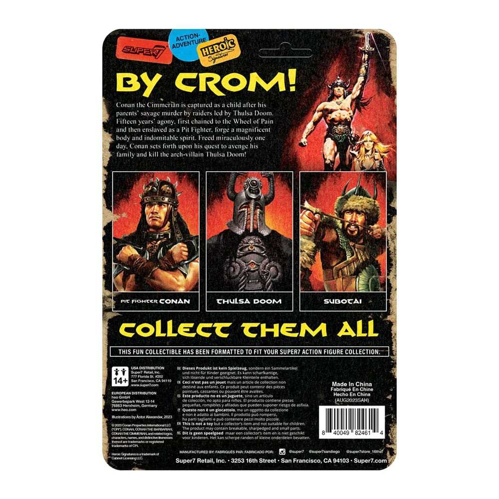 Conan der Barbar ReAction Actionfigur Wave 01 Subotai 10 cm - Smalltinytoystore