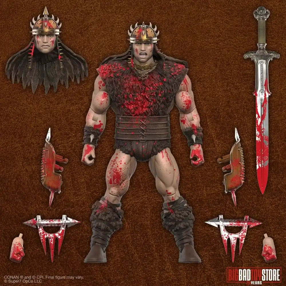Conan der Barbar Ultimates Actionfigur Conan Blood Soaked Pit Fighter 18 cm