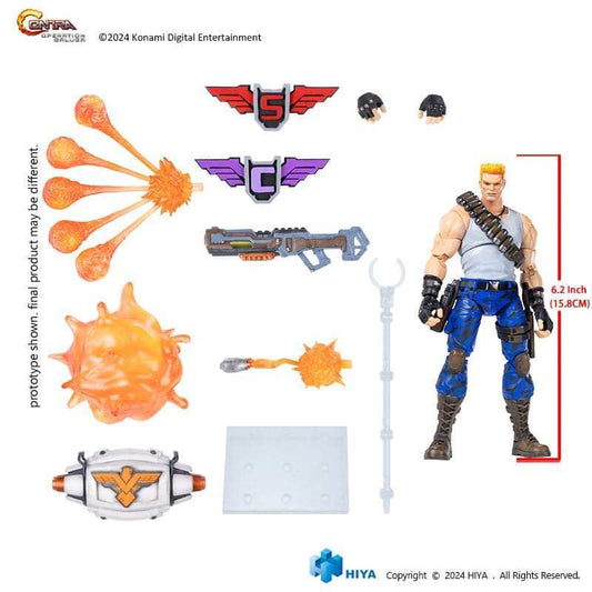 Contra Operation Galuga Exquisite Basic Bill Rizer 16 cm - Smalltinytoystore