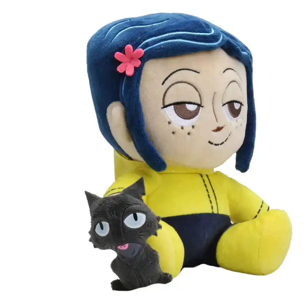 Coraline Phunny Plüschfigur Coraline and the Cat 20 cm - Smalltinytoystore