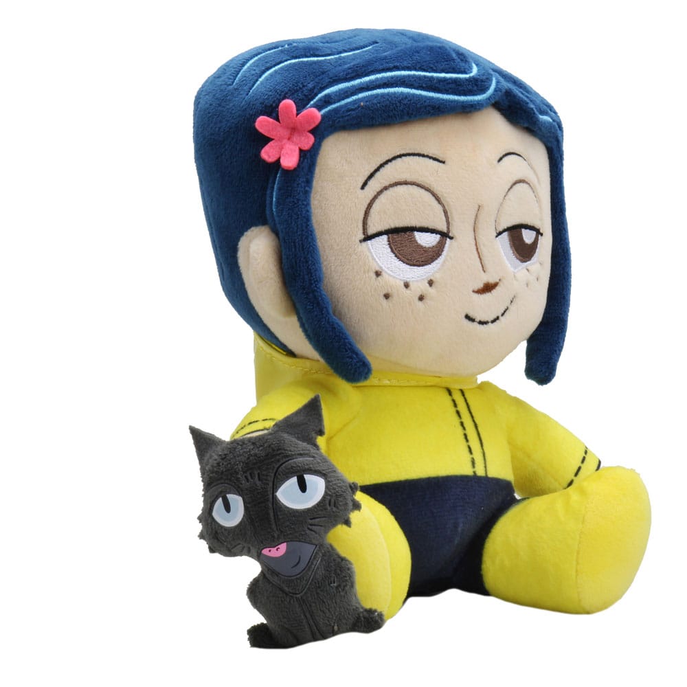 Coraline Phunny Plüschfigur Coraline and the Cat 20 cm - Smalltinytoystore