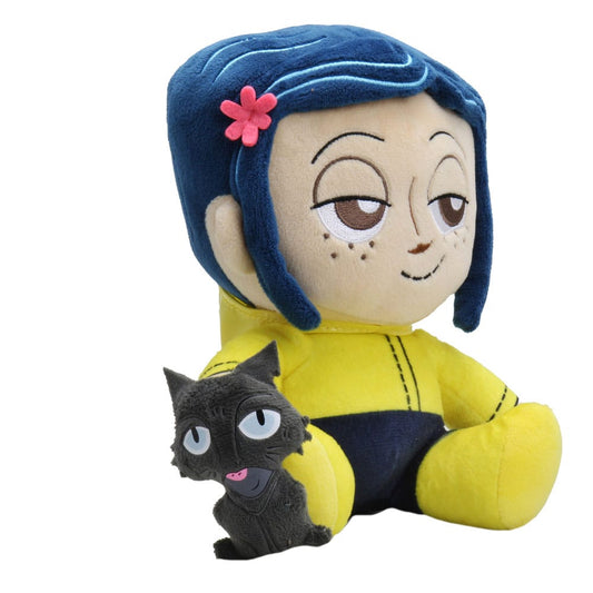 Coraline Phunny Plüschfigur Coraline and the Cat 20 cm - Smalltinytoystore