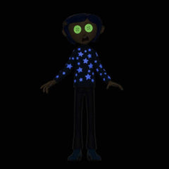 Coraline Supersize Vinyl Actionfigur Coraline (Button Eyes) 40 cm - Smalltinytoystore