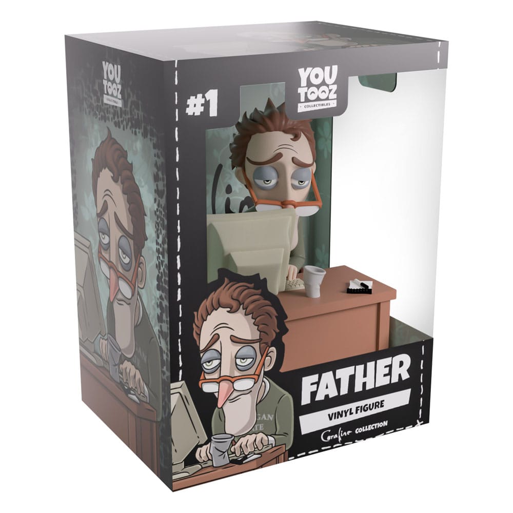 Coraline Vinyl Figur Father 12 cm - Smalltinytoystore
