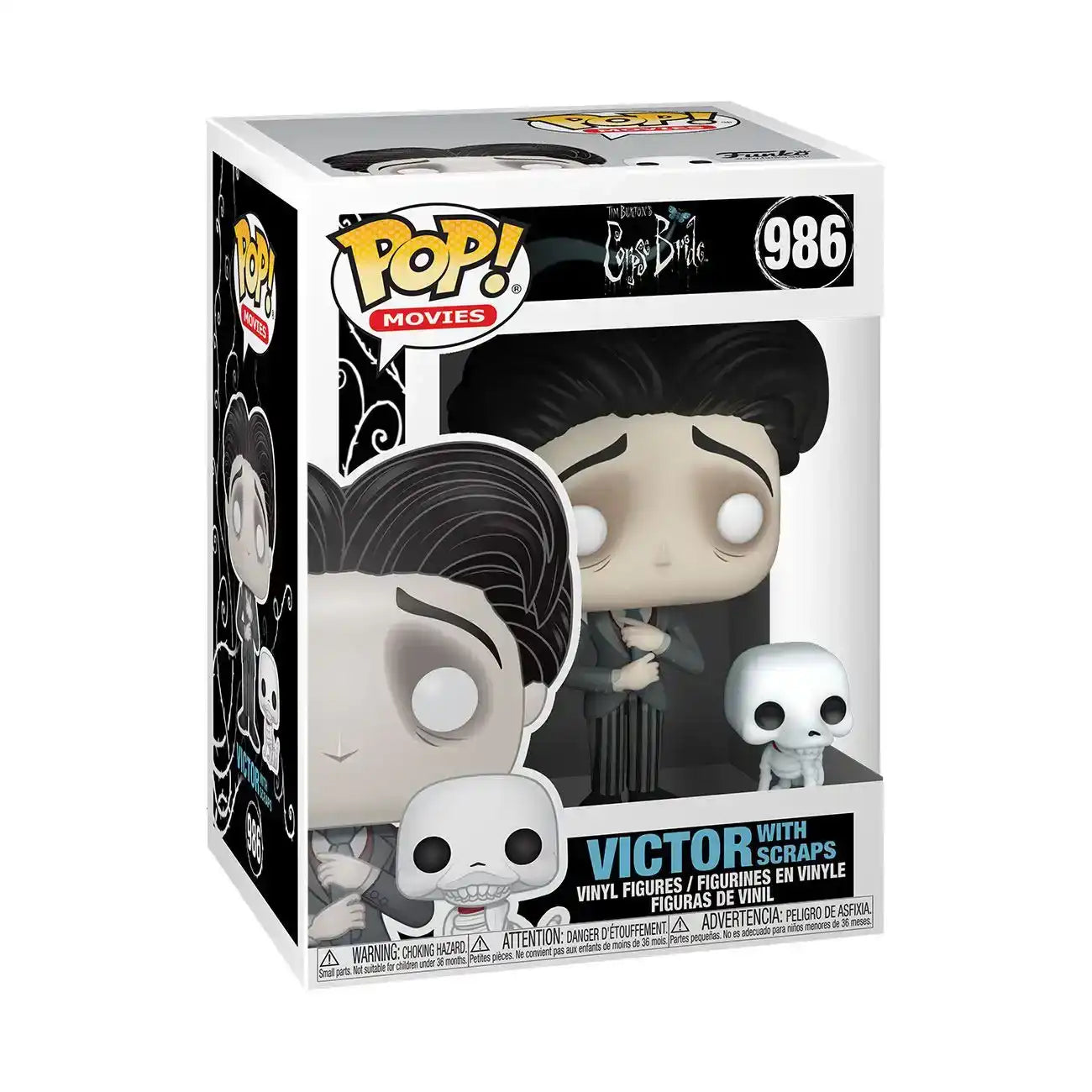 Corpse Bride - Hochzeit mit einer Leiche POP! Movies Vinyl Figur Victor Van Dort 9 cm - Smalltinytoystore