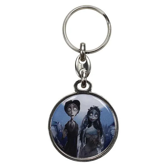 Corpse Bride Metall-Schlüsselanhänger Victor & Emily - Smalltinytoystore