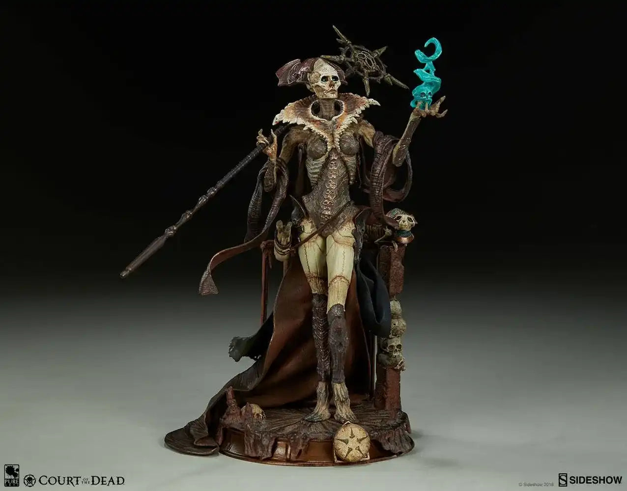 Court of the Dead PVC Statue Xiall - Osteomancers Vision 33 cm - Smalltinytoystore