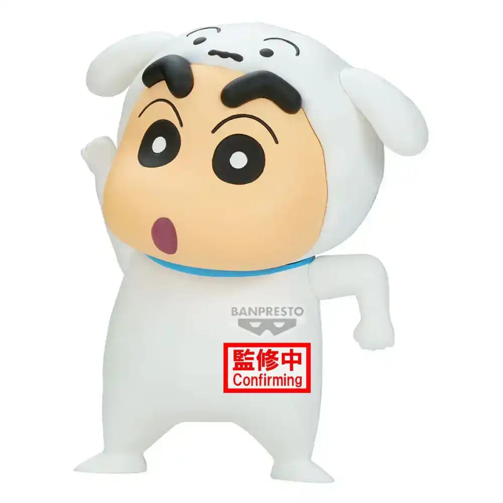 Crayon Shinchan Cosplay PVC Statue Shiro Shinchan 11 cm - Smalltinytoystore