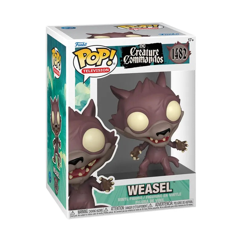 Creature Commandos POP! TV Vinyl Figur Weasel 9 cm - Smalltinytoystore