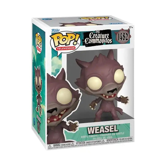 Creature Commandos POP! TV Vinyl Figur Weasel 9 cm - Smalltinytoystore
